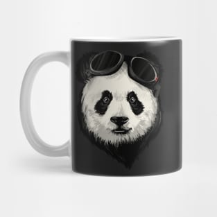 Thug Panda With Swim Goggles animal art Mug